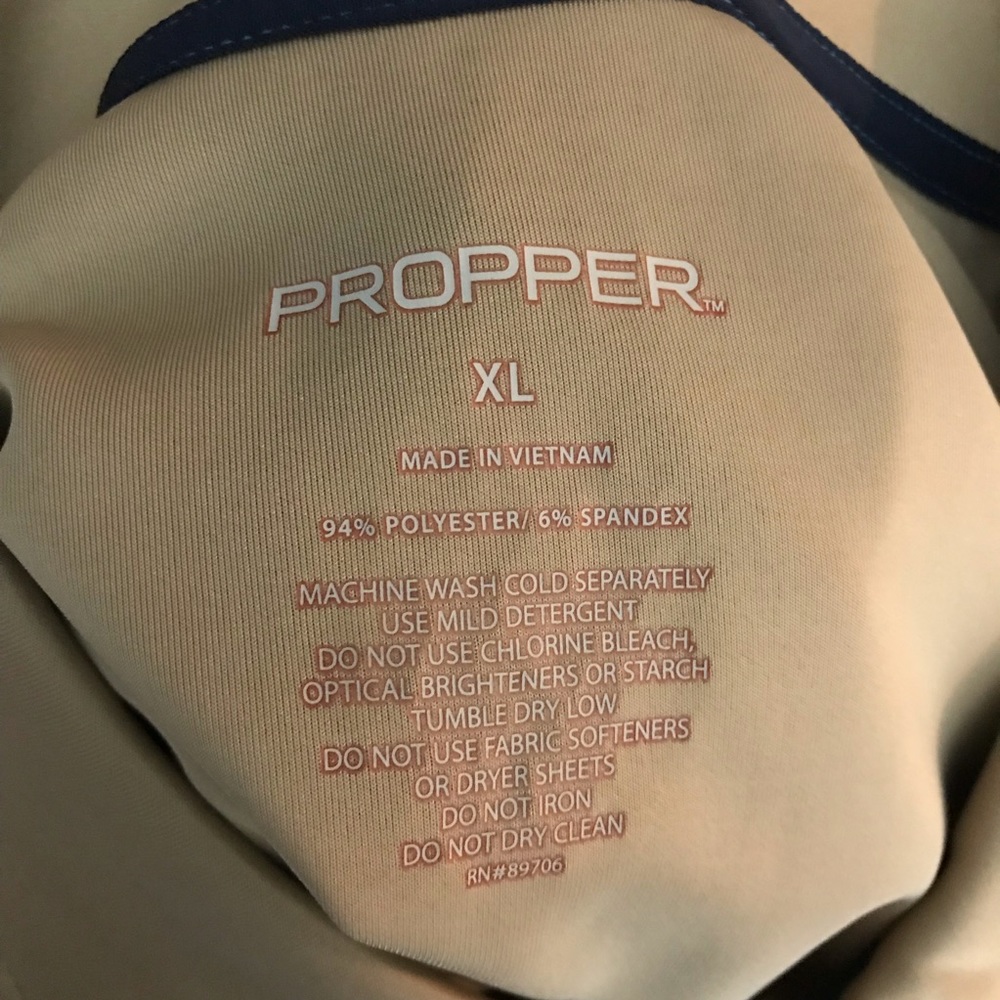 Propper tactical tan polo shirt men’s Xl - Picture 7 of 7